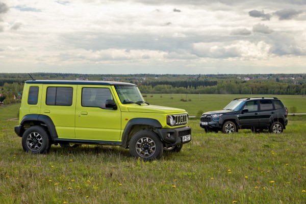 «Когда сразу сделали все как надо»: Лада Нива Travel против пятидверного Suzuki Jimny